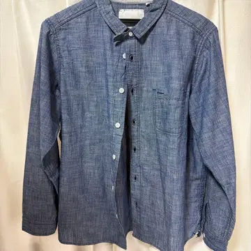 내추럴 런드리 샴브레이 셔츠 사이즈 3 ( L )