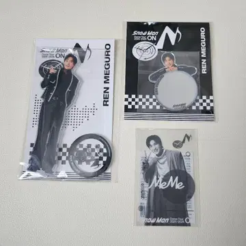 Snow Man Dome Tour 2025-2026 ON 메구로 렌 세트