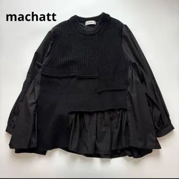 machatt 마차트 플레어 도킹 셔츠 니트