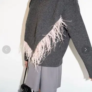 르쉘블루 페더 니트