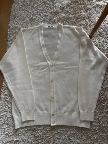 학생용 가디건 아이보리