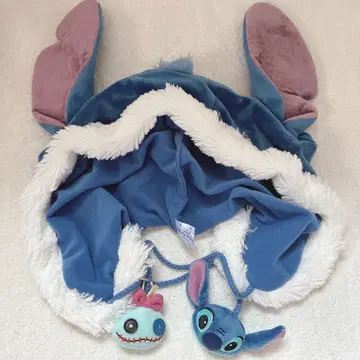 스티치 귀 달린 팬 캡 모자