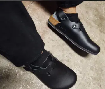 BIRKENSTOCK 토키오 슈퍼 그립 블랙 가죽 43