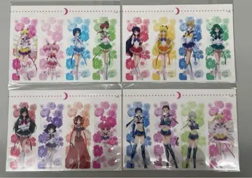 세일러문 하나비요리 클리어 책갈피 컴플리트 전 4종