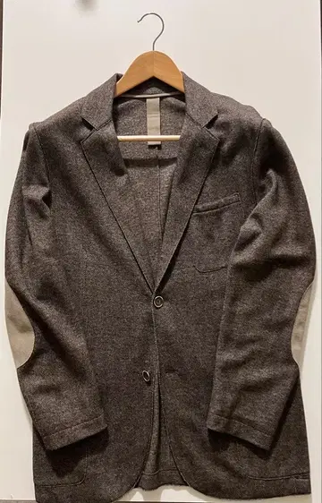 eleventy 브라운 헤링본 자켓