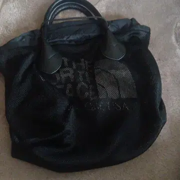 The North Face 메쉬 토트백 블랙