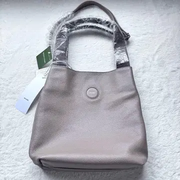 새상품 BEAURE 프릭스스토어 콜라보 주름 가죽 2way 백