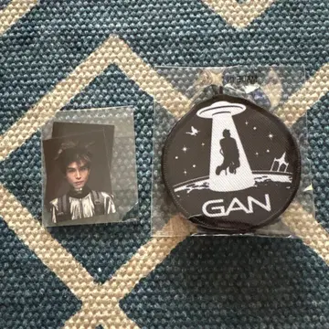 이와타 타카노리 (GAN) SPACE COWBOY 와펜과 사진 세트