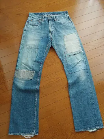 Blue Blue 빈티지 가공 데님 사이즈 32인치