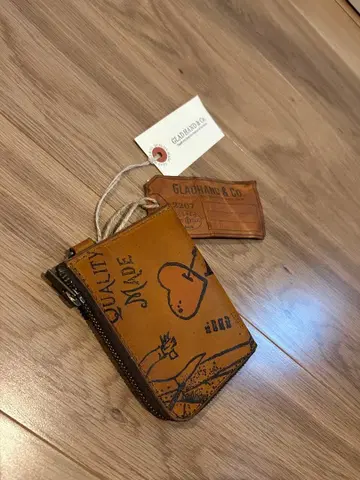 VASCO x GLAD HAND 가죽 코인 케이스