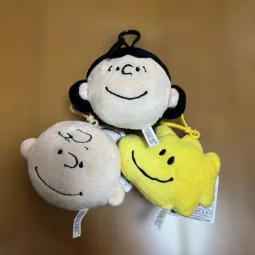 [현품 한정] 찰리 브라운 봉제 인형 키링 한국 한정판 스누피