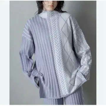 미사용 택 포함 정가 1.5 MARECHAL TERRE 케이블 니트