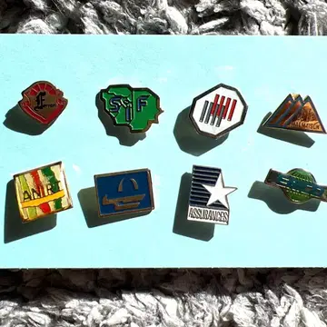 프랑스 빈티지 핀 배지