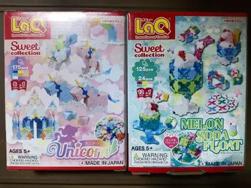 새상품 상자째 발송 LaQ 스위트 컬렉션 2종 세트 멜론 소다 & 유니콘