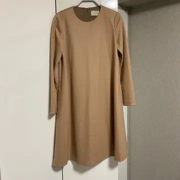 UNITED ARROWS 무릎 기장 원피스 베이지