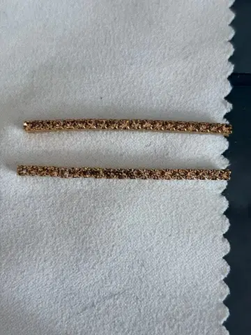 콜레트마루프 골드 크리스탈 헤어핀 2개 세트