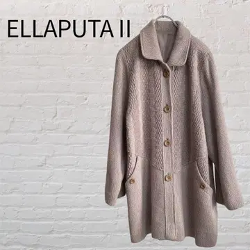 [ ELLAPUTA II ] 여성용 자켓 울 캐주얼 긴 길이