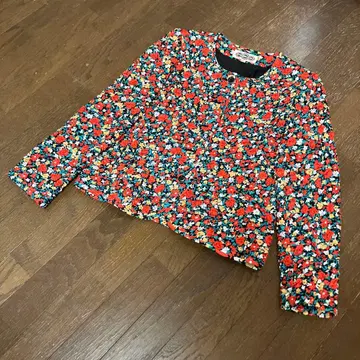 [ REGENCE ] 꽃무늬 노카라 자켓