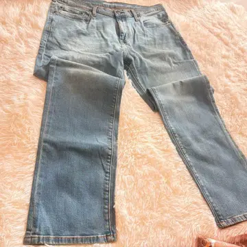 데님 팬츠 청바지 스트레이트 캐주얼 블루 계열 남성용