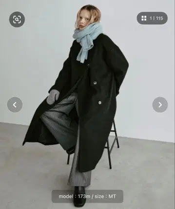 Aunt Marie's 3WAY 롱 코트 블랙