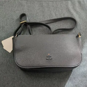 블랙 다크 네이비 플랩 숄더백