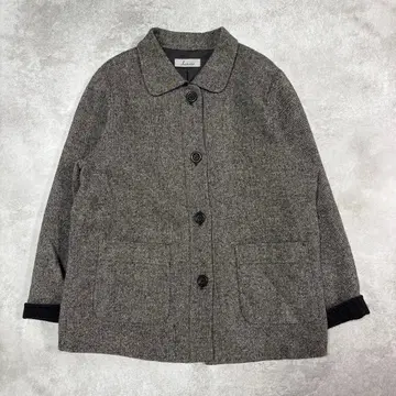 Jadeite 자켓 숏 기장 그레이 모노톤 심플