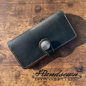 핸드메이드 콘초 얇은 타입 장지갑