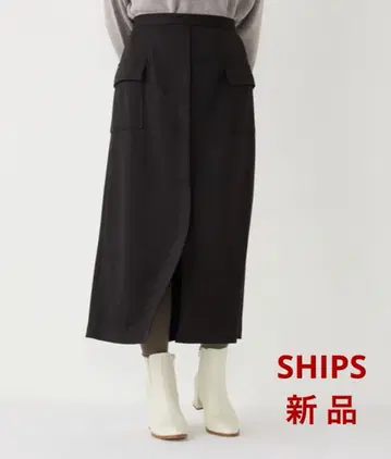 SHIPS Colors TR 기모 스트레치 포켓 스커트