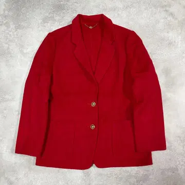 테일러드 자켓 여성용 빨간색