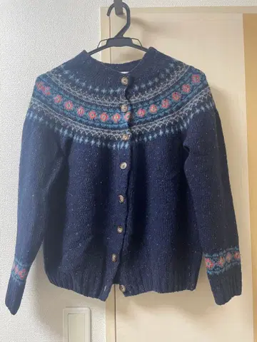 Harley 노르딕 무늬 가디건 S 사이즈