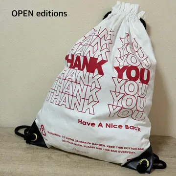 OPEN editions Have A Nice Back 화이트 레드