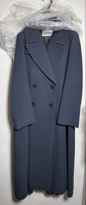 [ 미사용 새상품 ] COCODEAL 백 플레어 롱 코트