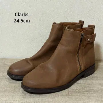 Clarks Memi Lo 메미 로 사이드 지퍼 부츠 24.5cm