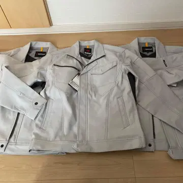 작업복 자켓 BURTLE 사이즈 L 그레이 3벌