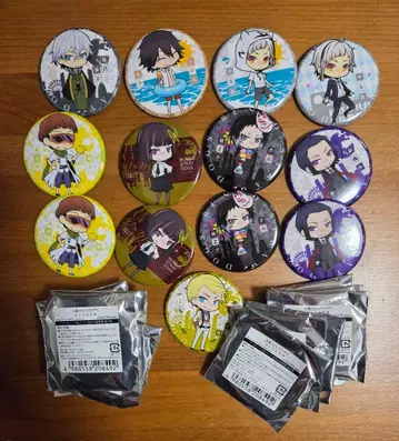 문호 스트레이독스 무장 탐정사 마루이 출장소 캔뱃지 세트