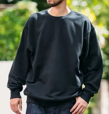 HEAVY WEIGHT CREW NECK SWT 13oz 블랙 M