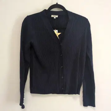 ensuite 네이비 V넥 가디건 사이즈 3