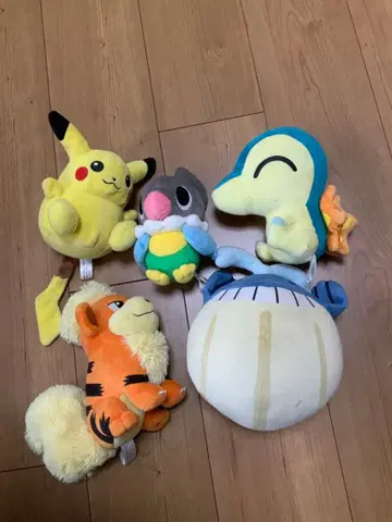 포켓몬 봉제 인형 세트 5종 세트