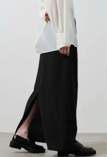 MARW 하이웨스트 맥시 스커트