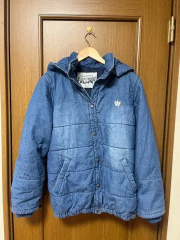 RODEO CROWNS 후드 부착 데님 자켓