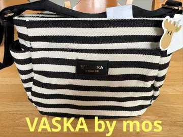 [ 새상품 ] VASKA bymos 블랙 숄더백