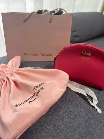 Samantha Thavasa 핑크 파우치 크리스마스 선물로