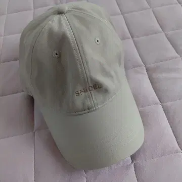 SNIDEL 베이지 코튼 캡 프리 사이즈