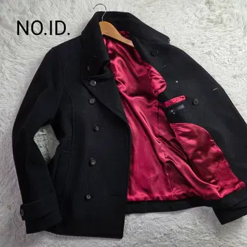 새상품급 노아이디 P 코트 안감 광택 레드 사이즈 M 블랙