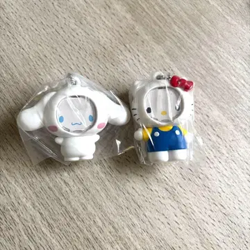 새상품 산리오 사진 프레임 마스코트 세트 키티 시나모롤