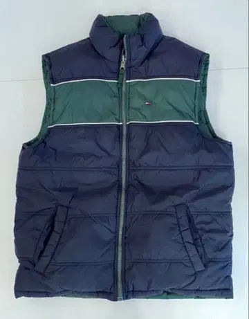 TOMY HILFIGER 충전솜 리버서블 베스트