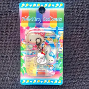 쿨 스위츠 키티 지퍼 마스코트 파르페 스트랩 참 네츠케 초레어 희귀