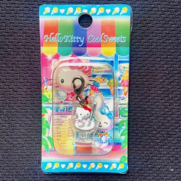 쿨 스위츠 키티 지퍼 마스코트 파르페 스트랩 참 네츠케 초레어 희귀