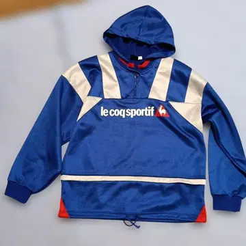 르꼬끄 스포르티브 후드 부착 저지 파랑