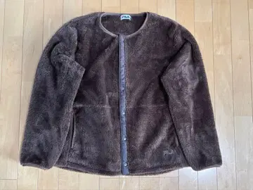 FILA 플리스 자켓 브라운